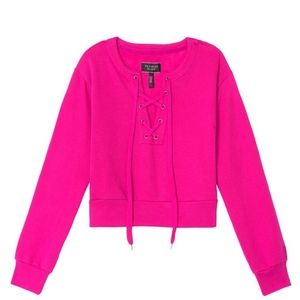 Victoria secret Crewneck fleece sweater size XL NWT